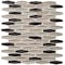 Andova Tiles Rhapsody 2.5" x 2.5" Glass Novelty Mosaic Wall Tile ANDRHA535 - alternate 1